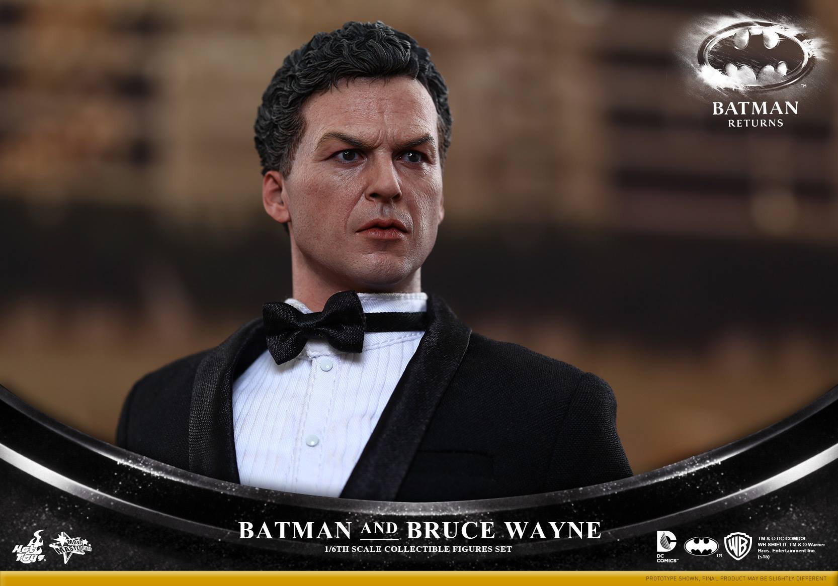 [Hot Toys] Batman Returns: Batman & Bruce Wayne (Michael Keaton) Pack 1/6 Scale Attachment