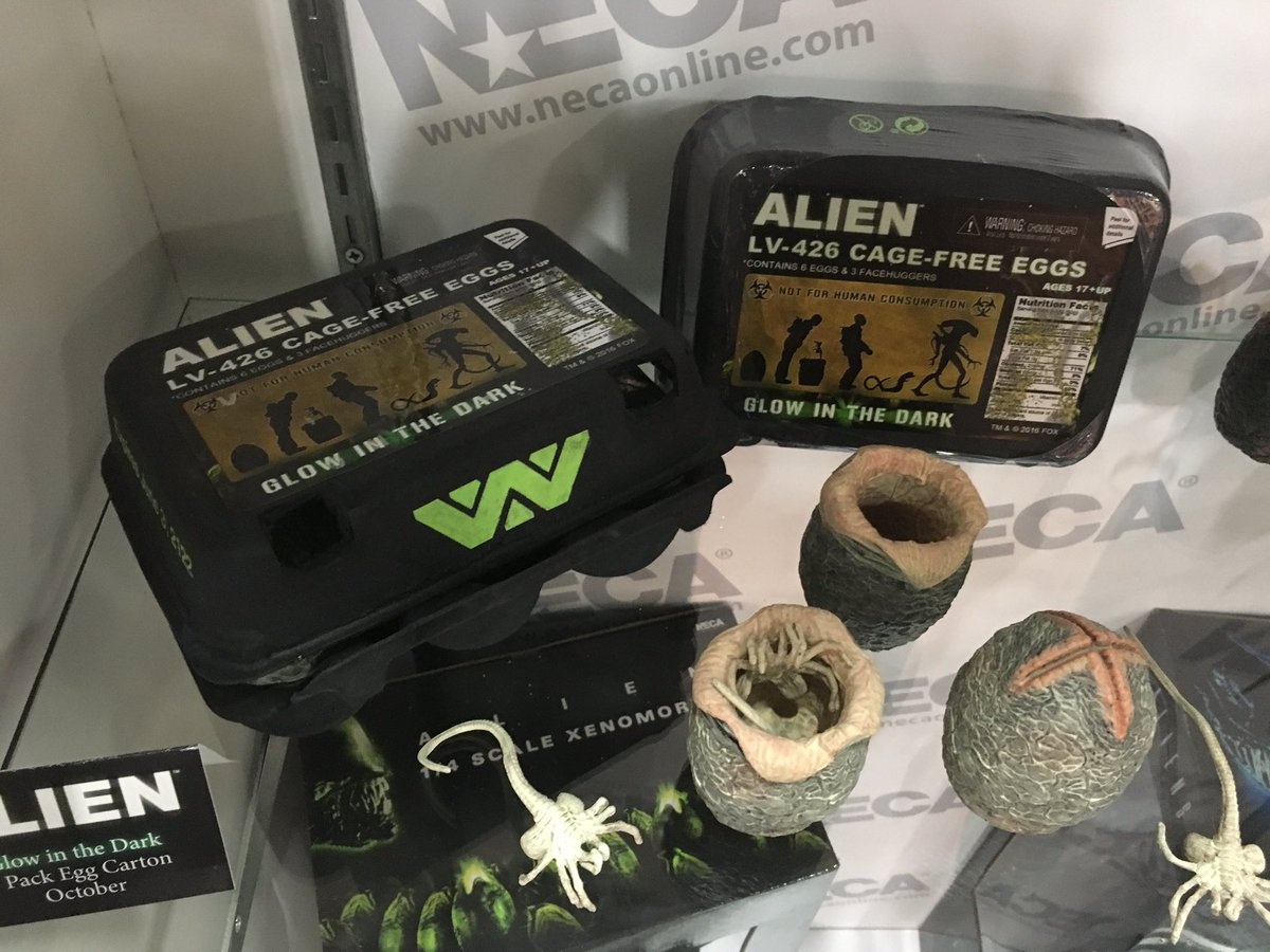 NECA Alien Cage Free Eggs 6-Pack LV-426 100% Complete
