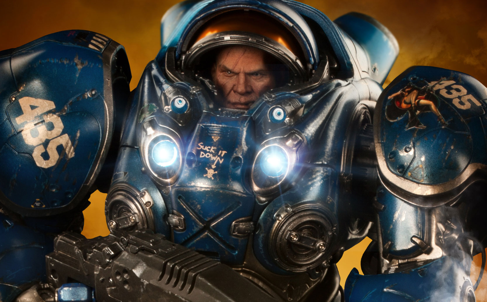the Tychus Findlay Terran Space Marine Sixth Scale Figure from Blizzardâ€™s b...